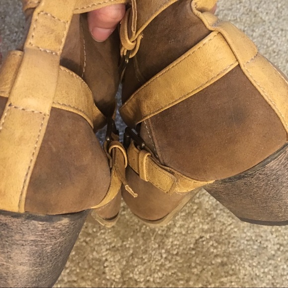 JustFab Justina Strappy Boots - Picture 5 of 8